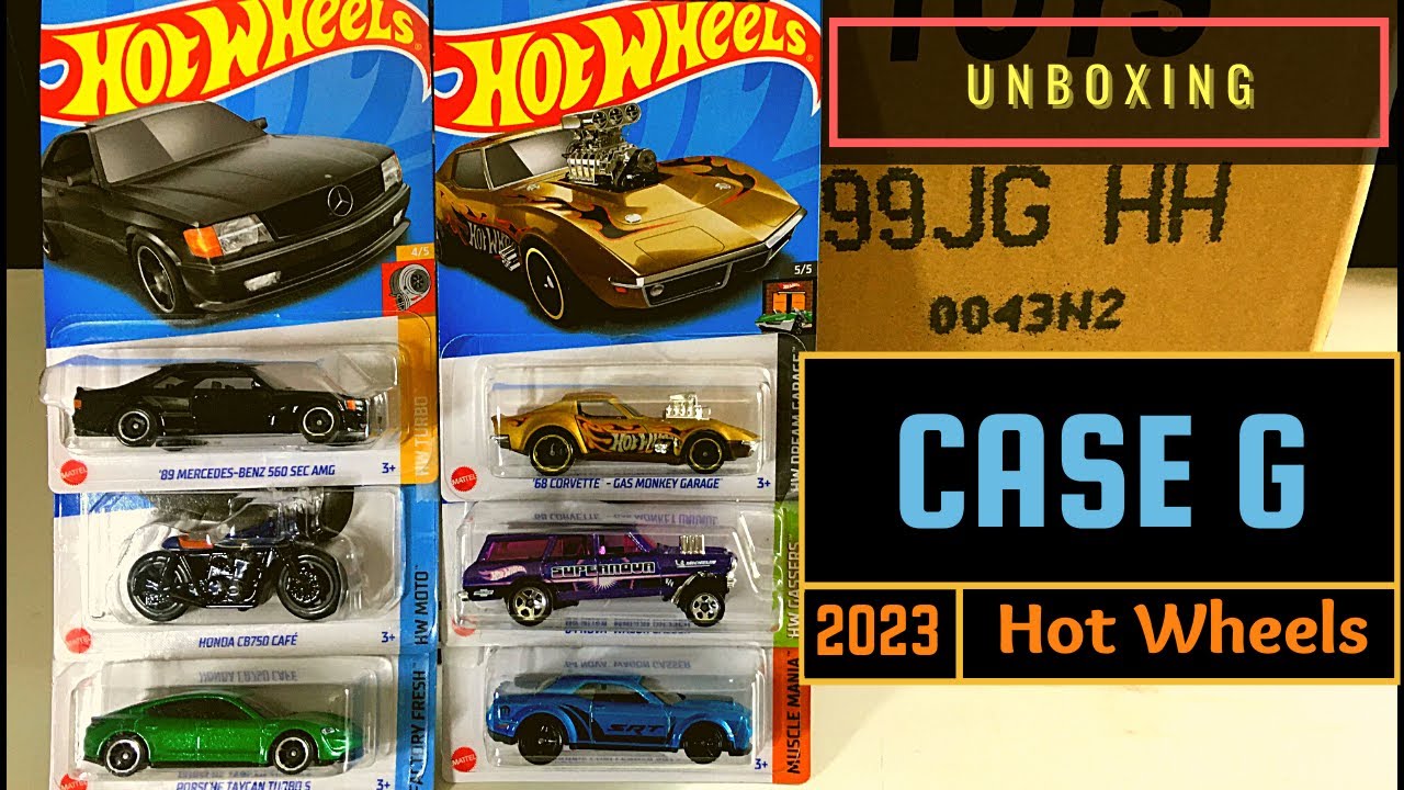 Unboxing - Hot Wheels 2023 Case G
