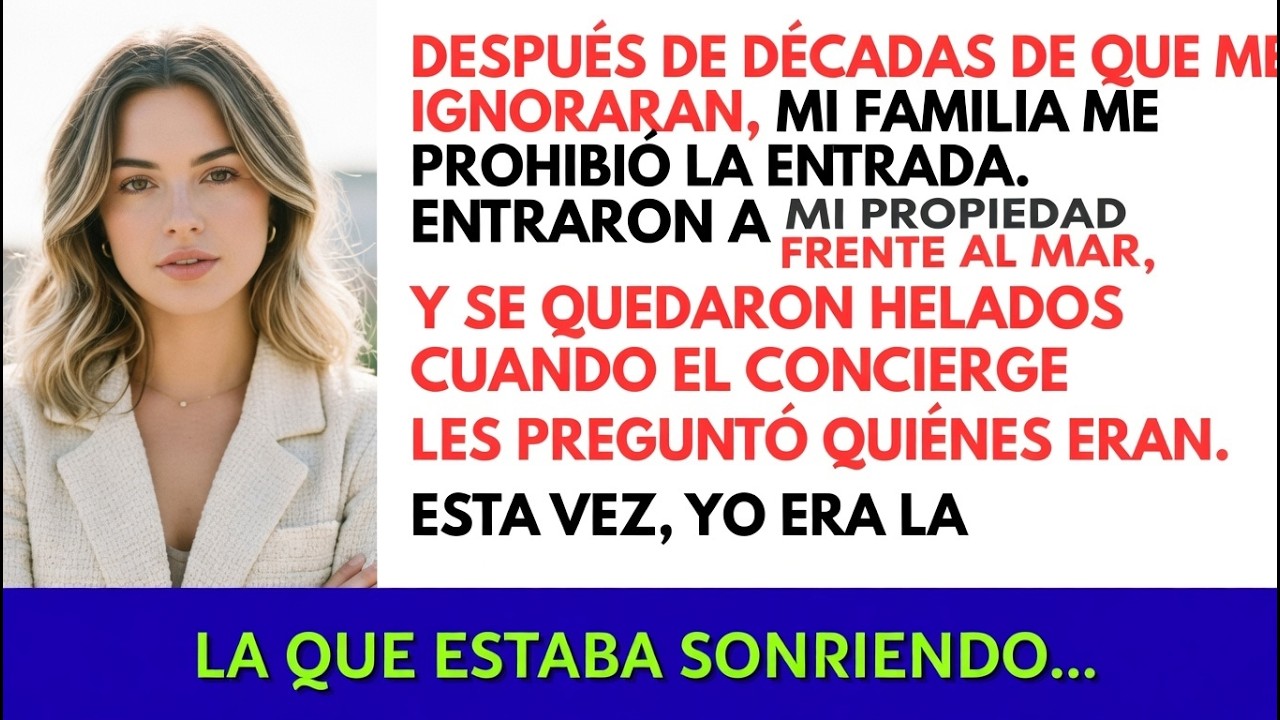 Mi familia me prohibió ir a la reunión — así que los dejé festejar en mi villa de playa