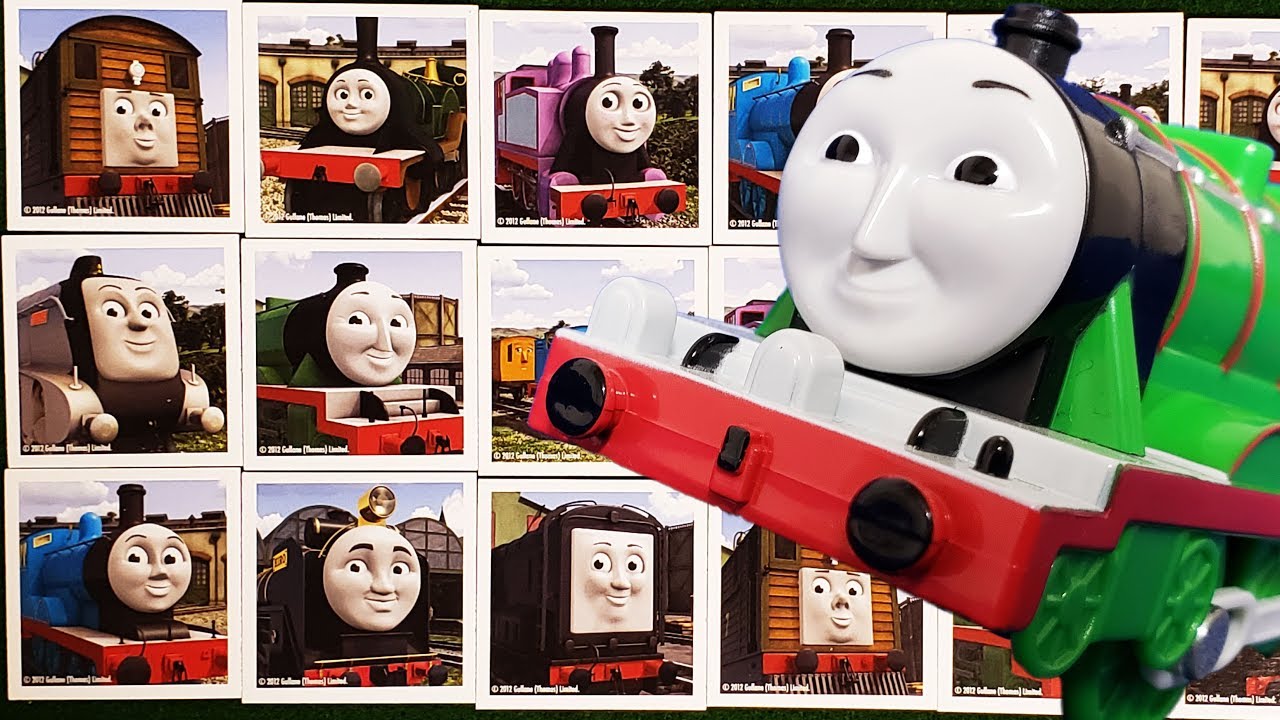 プラレール きかんしゃトーマス メモリーでえあわせ ヒロやヘンリー、エドワードが洗車場や曲線踏切を通って長い坂をピューンと下りるよ hifumitoy