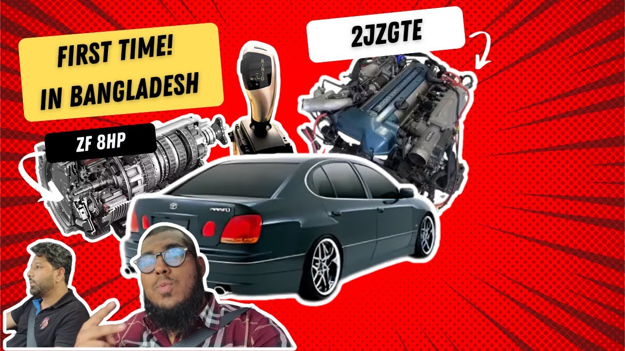 2JZ Meets 8HP! Ultimate BMW Transmission Swap on Toyota Aristo!