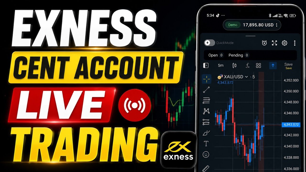 Exness Standard Cent Account Trading Live | Complete Guide 2026