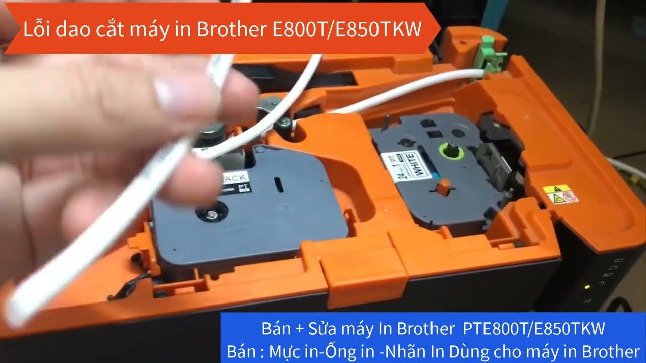 Sửa lỗi dao cắt máy in Brother PTE800T PT E850TKW