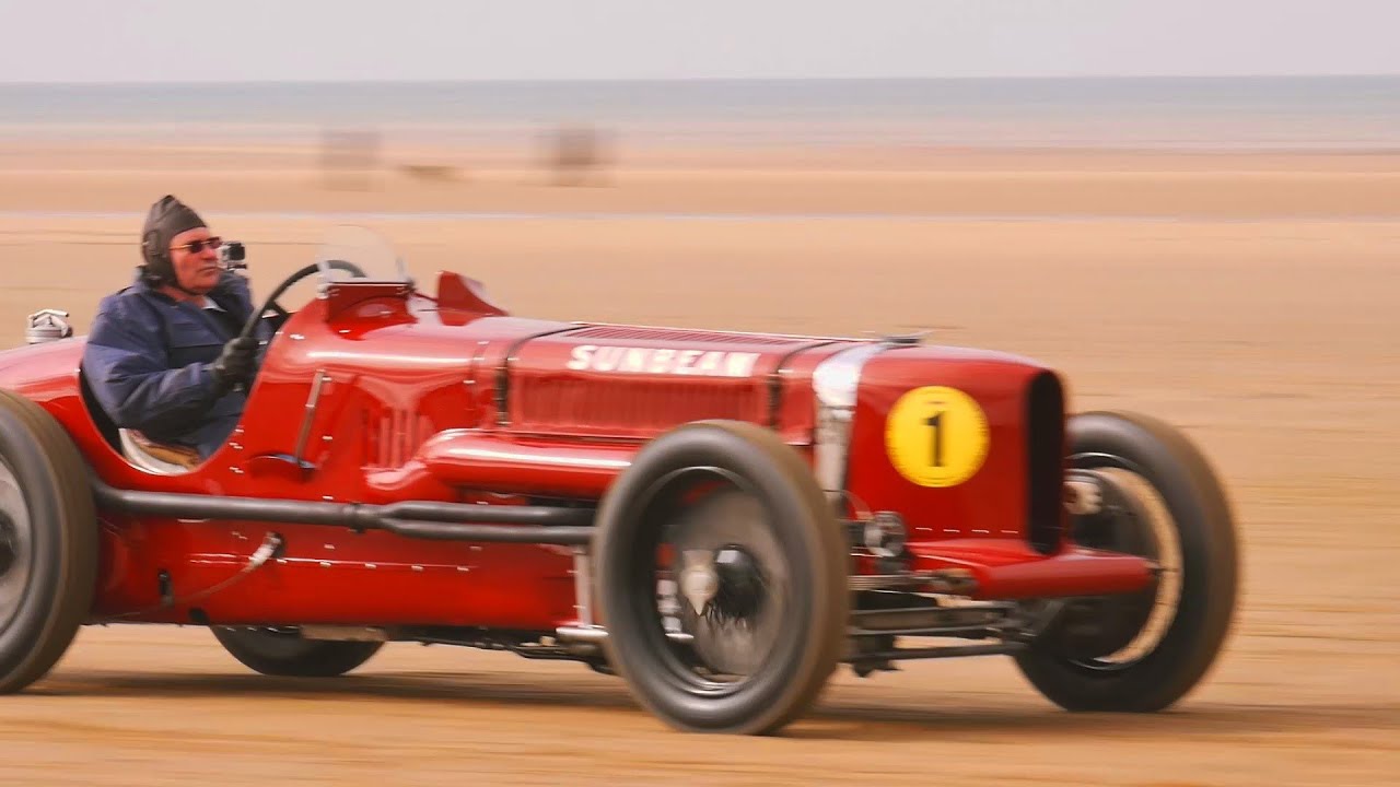 Land Speed Record Breaking Sunbeam Tiger At The Southport Festival Of Speed
