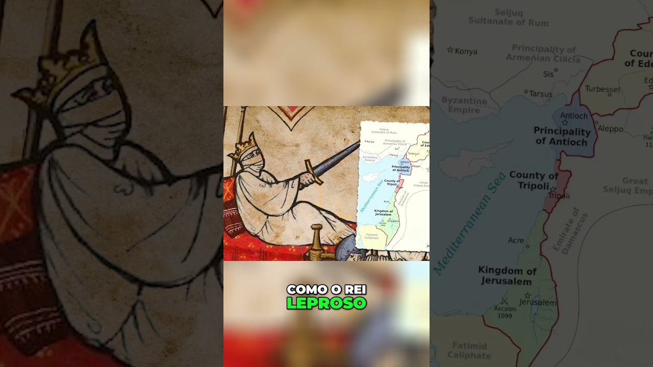 Baldu&iacute;no IV O Rei Leproso que Conquistou Jerusal&eacute;m #cruzadas #idademedia #medieval