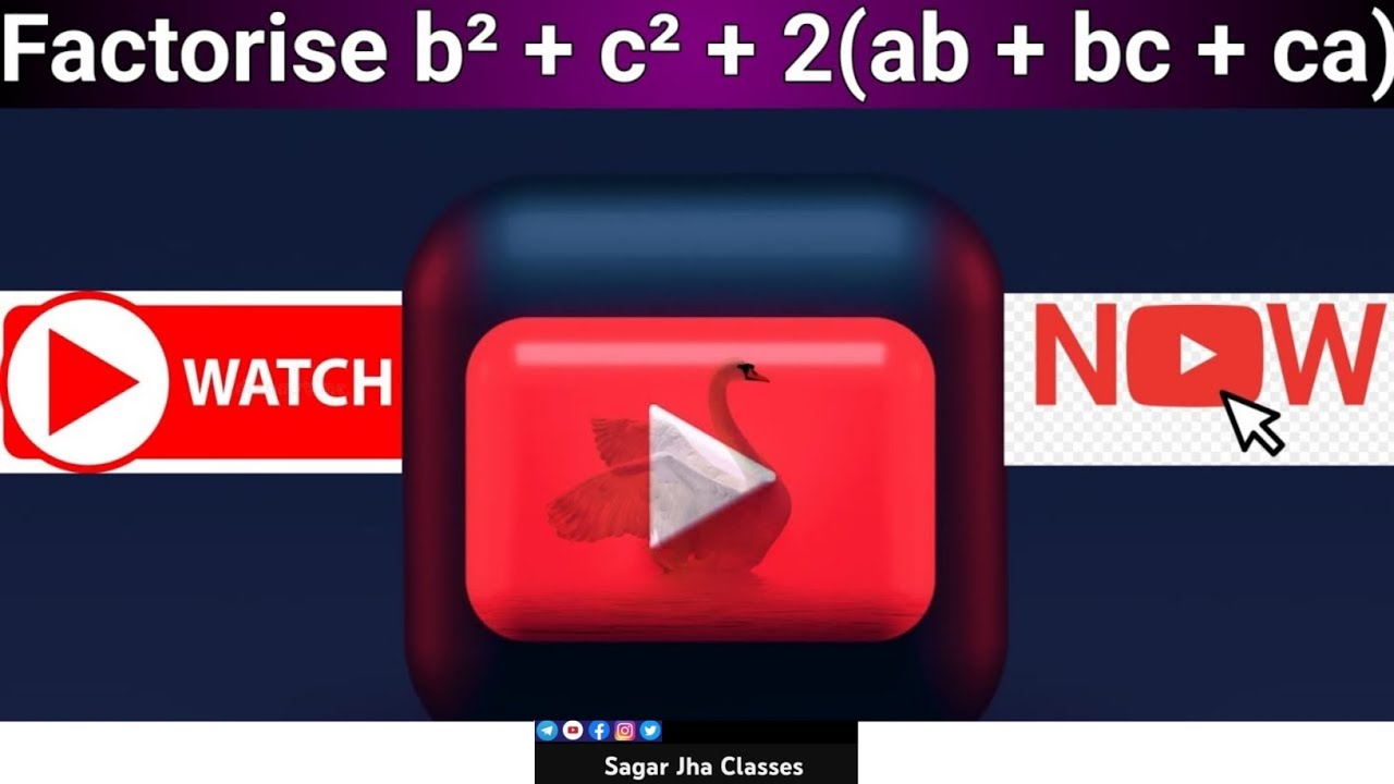 Factorise b² + c² + 2(ab + bc + ca) || Mathematics For Class 9
