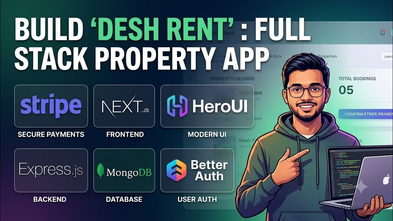 Code a Full Stack Rental Platform | Next.js, HeroUI, Better Auth & Stripe