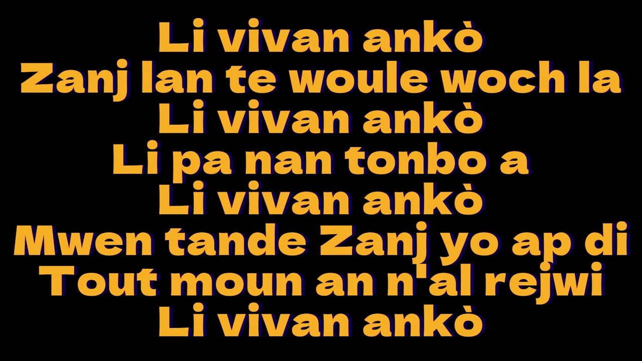 🙌🙏Li vivan ankò  Zanj lan te woule wòch la ✨#kodekris