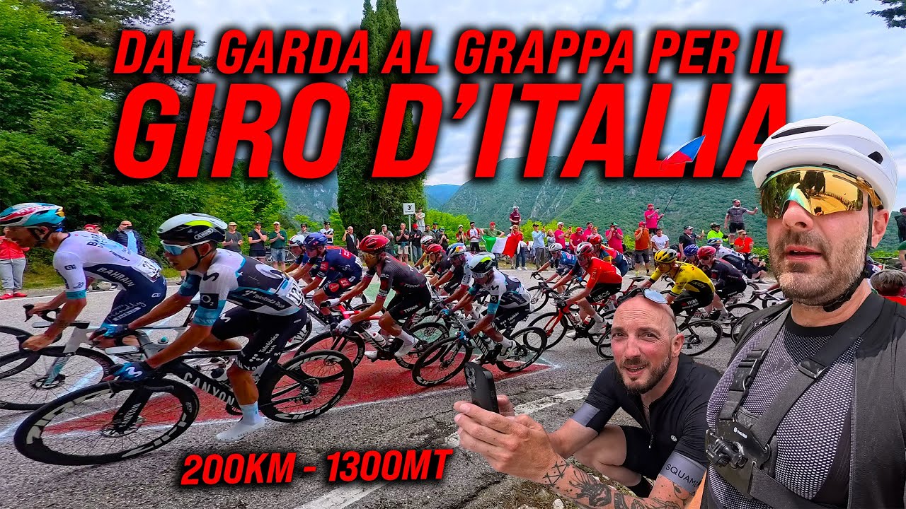 DAL GARDA A BASSANO PER VEDERE IL GIRO...200KM IN BIKEPACKING