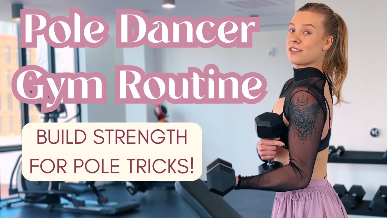Beginner Weightlifting for Pole Dancers // Simple Arm, Shoulder & Back Strength Gym Routine for Pole