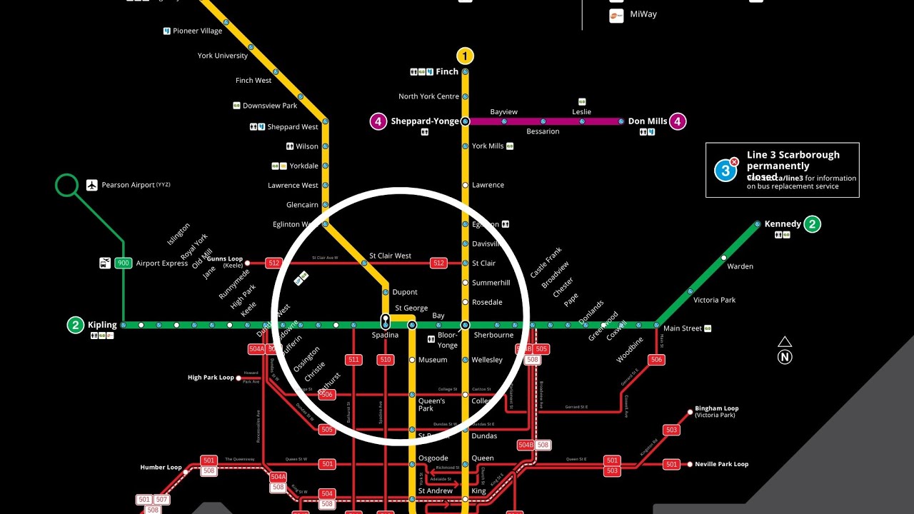 A quick tour around Spadina Station