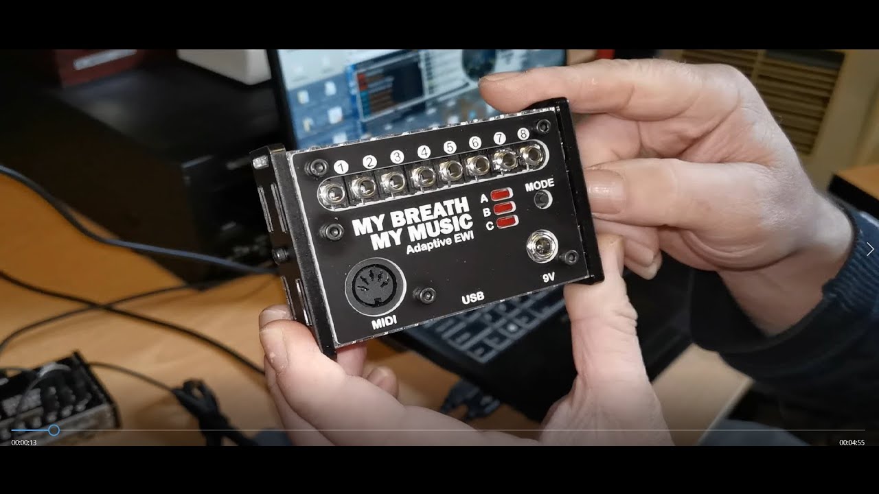 Adaptive EWI - A new musical instrument  for people with physical disabilities. - english subtitles