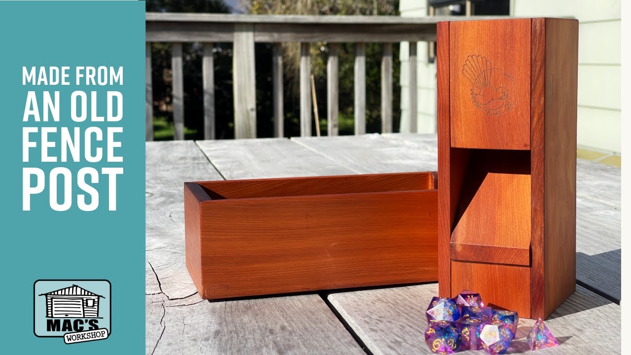 Transforming an Old Fence Post into a Magnetic Dice Tower