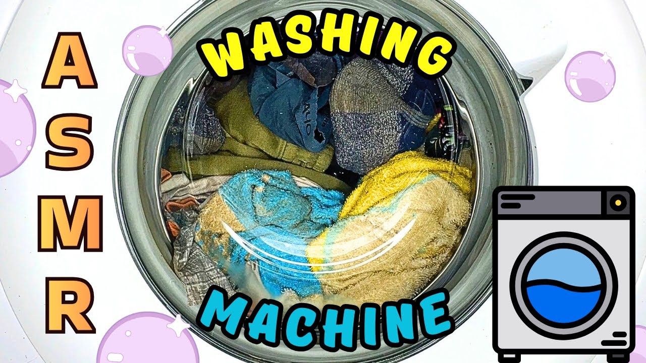🫧 ASMR Laundry Therapy 🌀 Calm Washing Sounds | Duvet Cover, Clothes & Underwear
