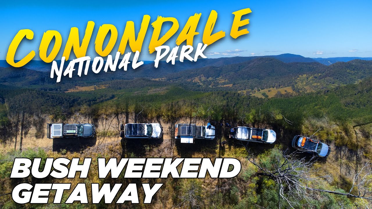 Exploring QLD Hinterland Trails | Conondale National Park Camping 79 Series Landcruiser