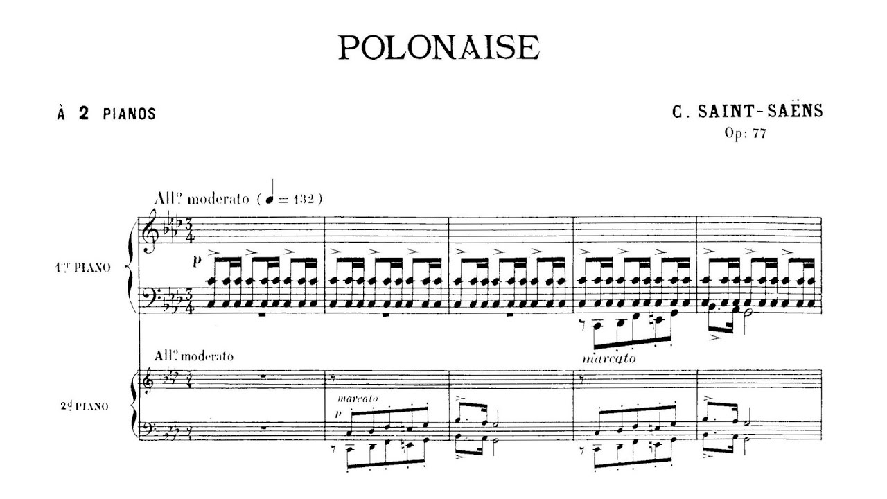 Camille Saint-Saëns – Polonaise