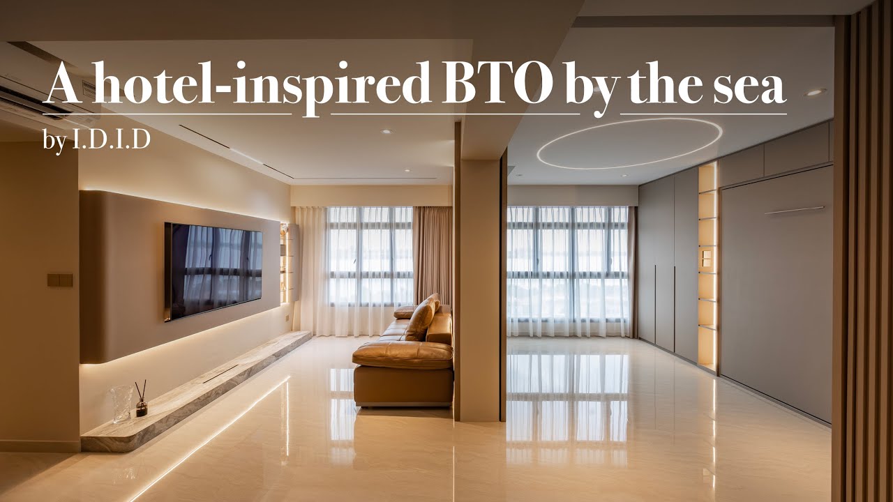 Hotel-Inspired Family Home by the Sea | 4-Room BTO Home Tour