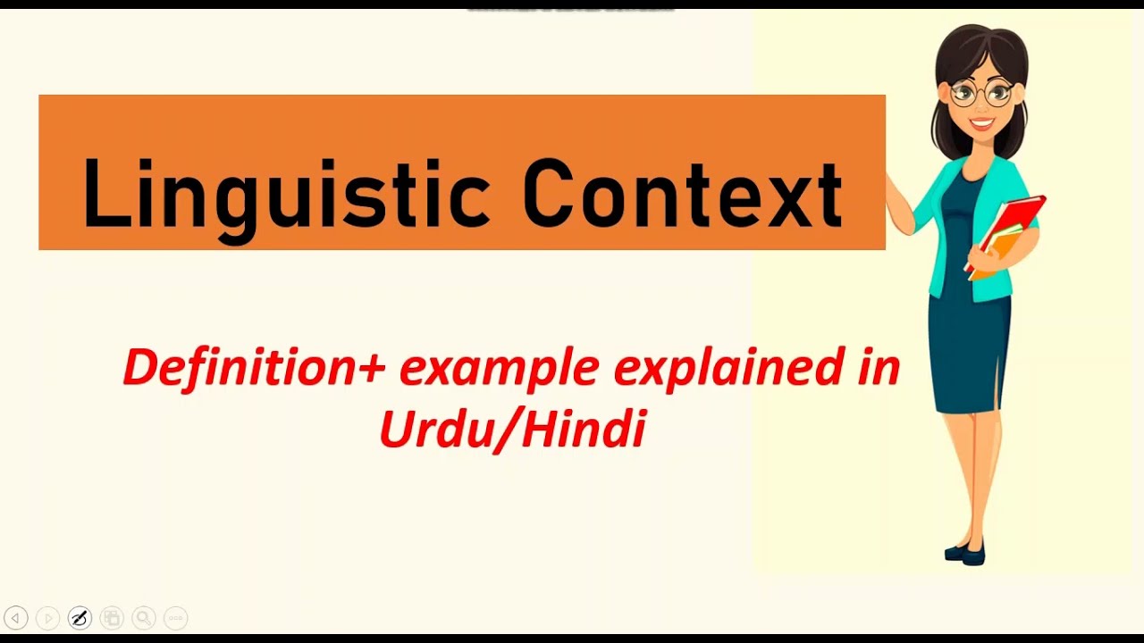 What is Linguistic Context? Linguistic Context/Co-text Explained in Urdu/Hindi with examples.