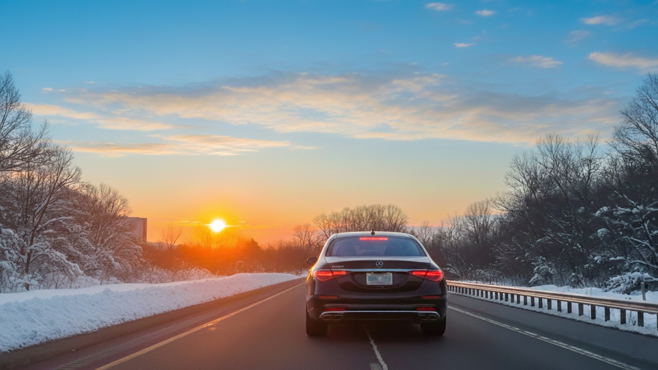 A Peaceful Morning Drive Along a Scenic Roadway in Ohio || 4K Relaxing Video