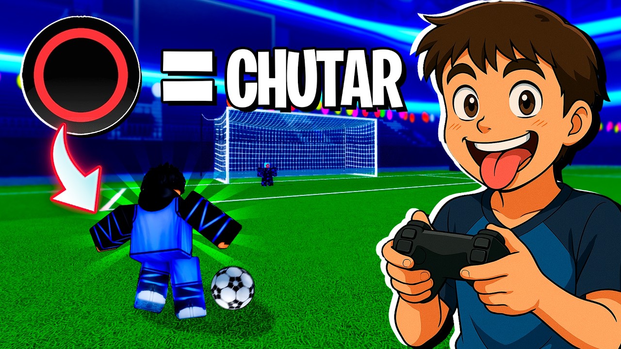Joguei BLUE LOCK RIVALS no CONTROLE! &Eacute; MUITO FACIL!😨🔥
