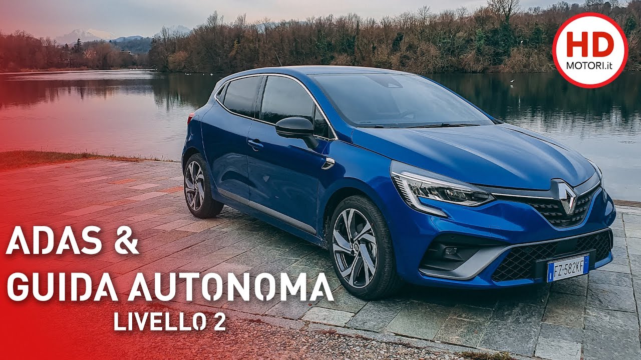Renault CLIO 2019 guida DA SOLA nel traffico: prova ADAS LVL 2