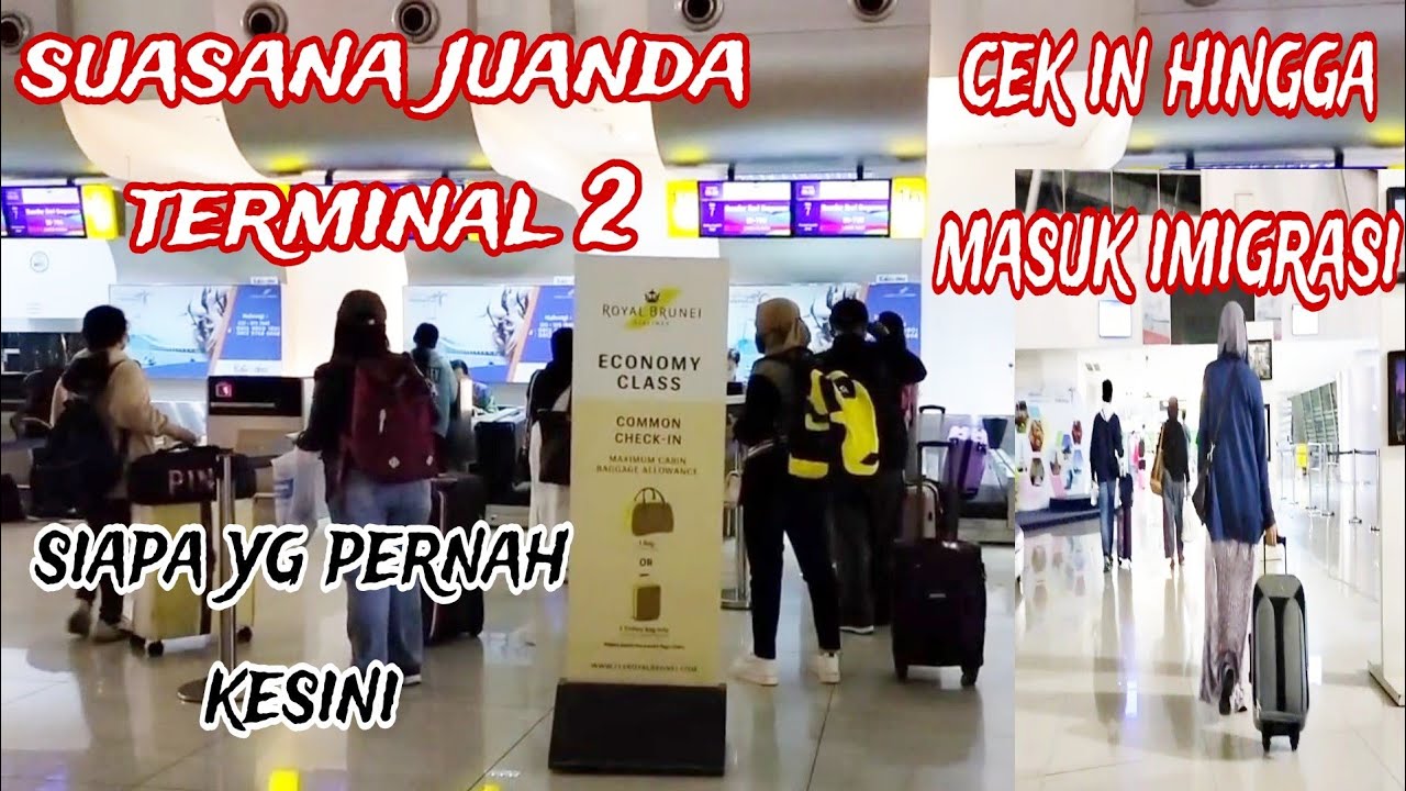 suasana bandara juanda terminal 2 saat ini