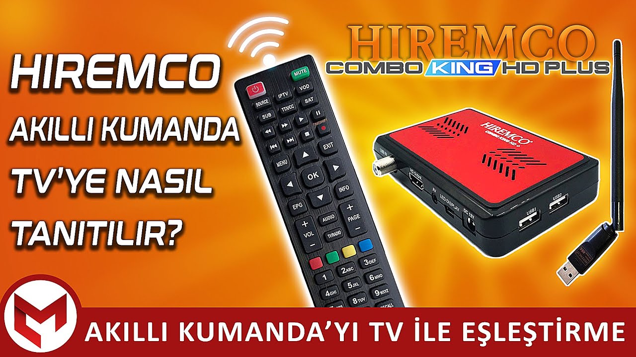 Hiremco Akıllı Kumandayı TV'ye Tanıtma