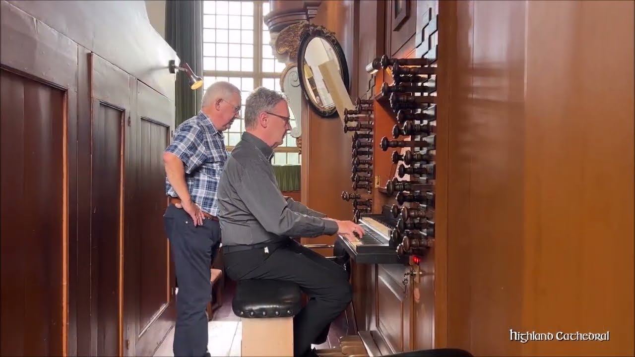 'Highland Cathedral' Henk van der Maten, orgel Grote Kerk Elburg