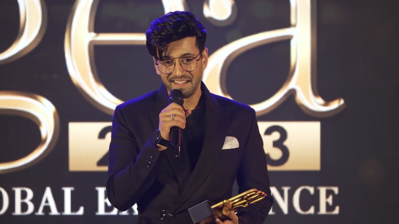 Karanvir Sharma Wins the Global Excellence Awards 2023 for the Iconic Performer In OTT For  