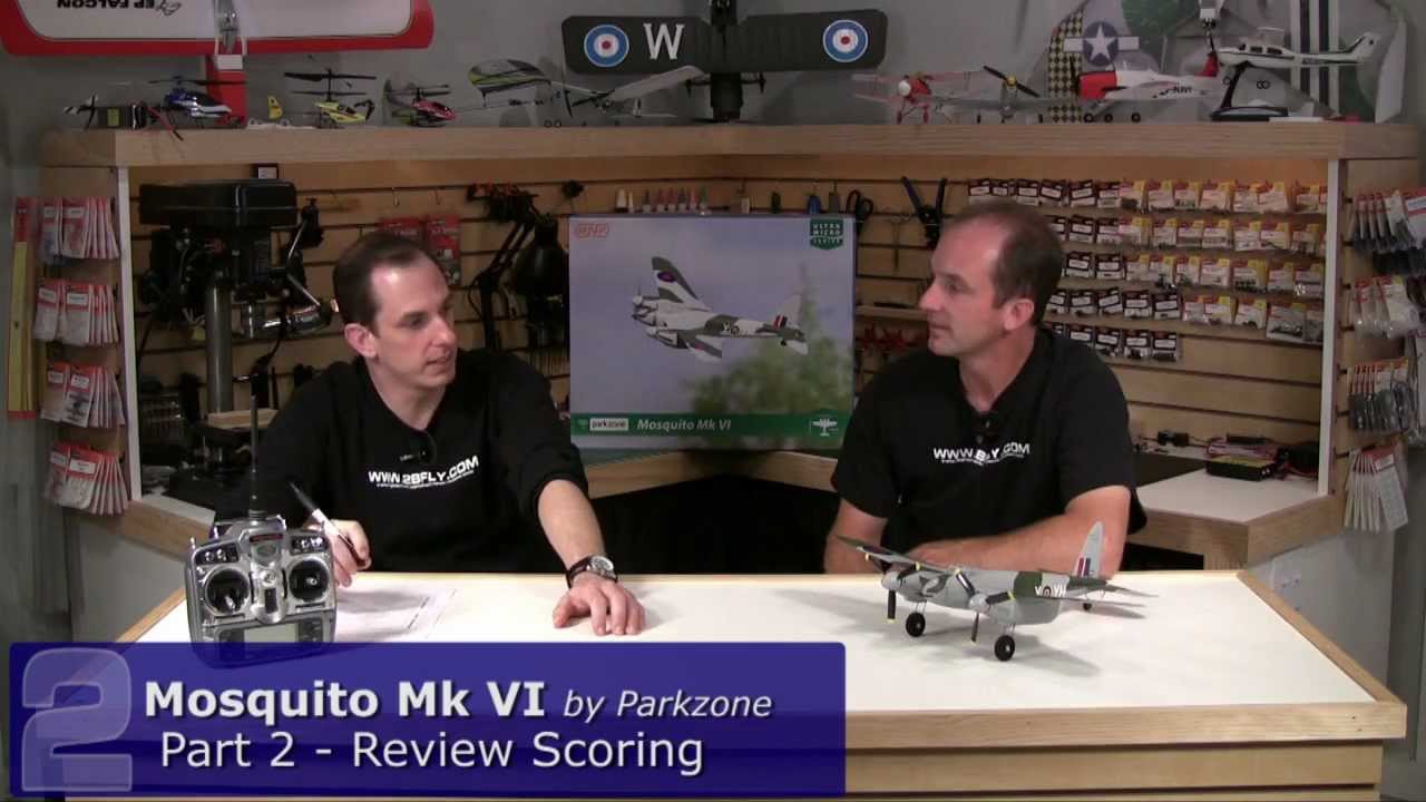 Parkzone Micro Mosquito Mk VI Review - Part 2, Scoring
