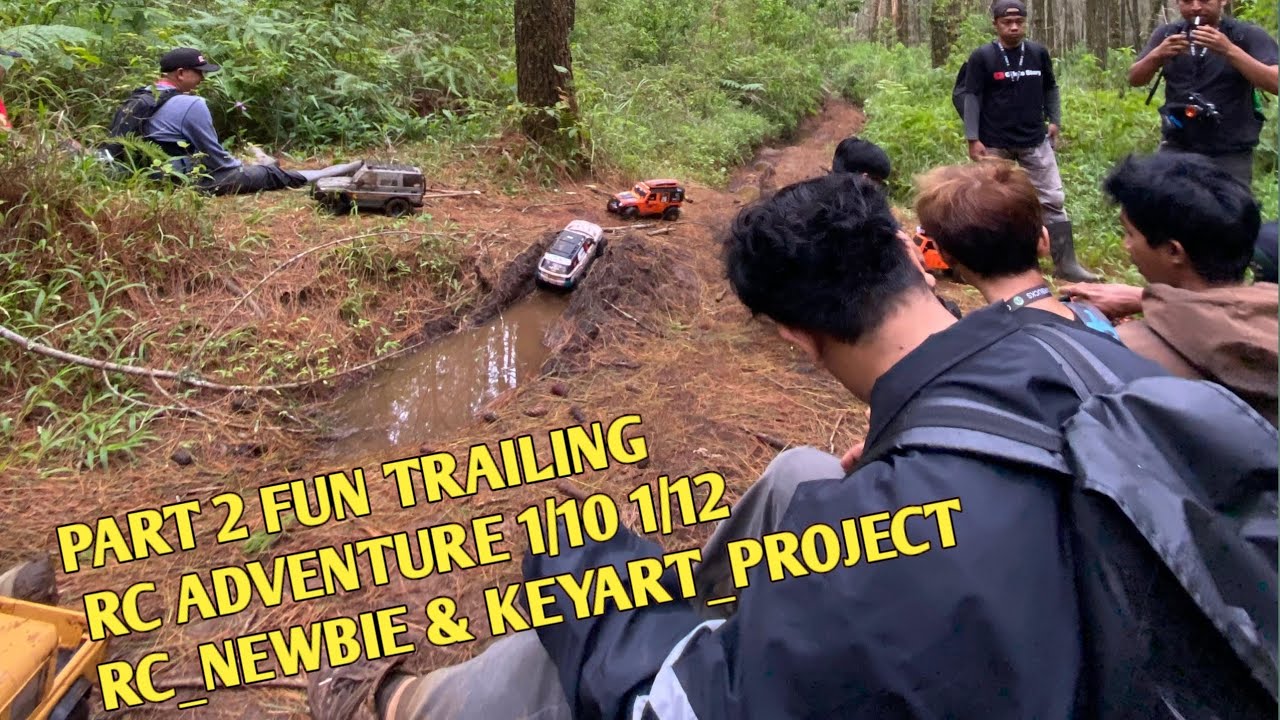 PART 2 FUN TRAILING RC ADVENTURE 1/10 1/12 #rcoffoad #rc #scalerc 