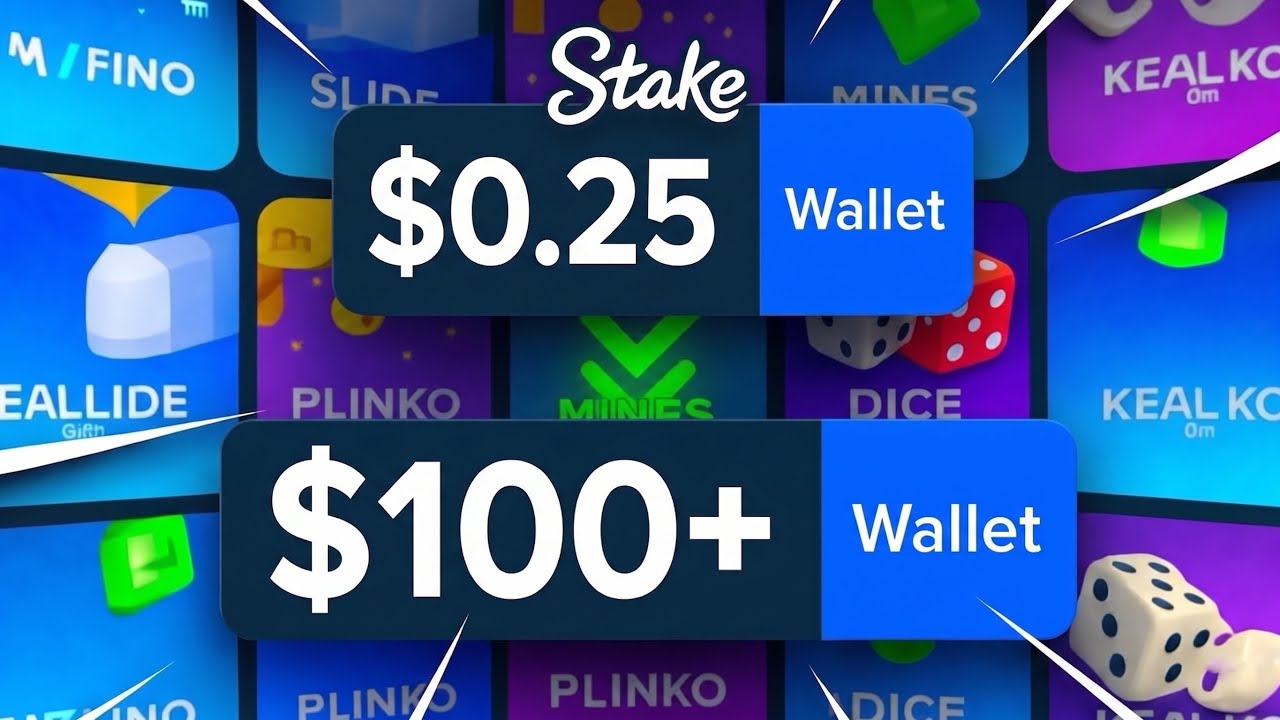 Я превратил $0,25 в $100 на Stake
