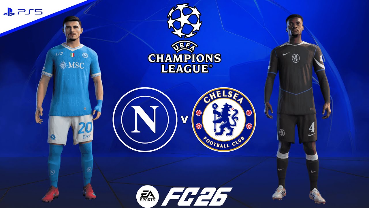 Napoli vs Chelsea | UEFA Champions League 25/26 | FC 26 - PS5™[4K]