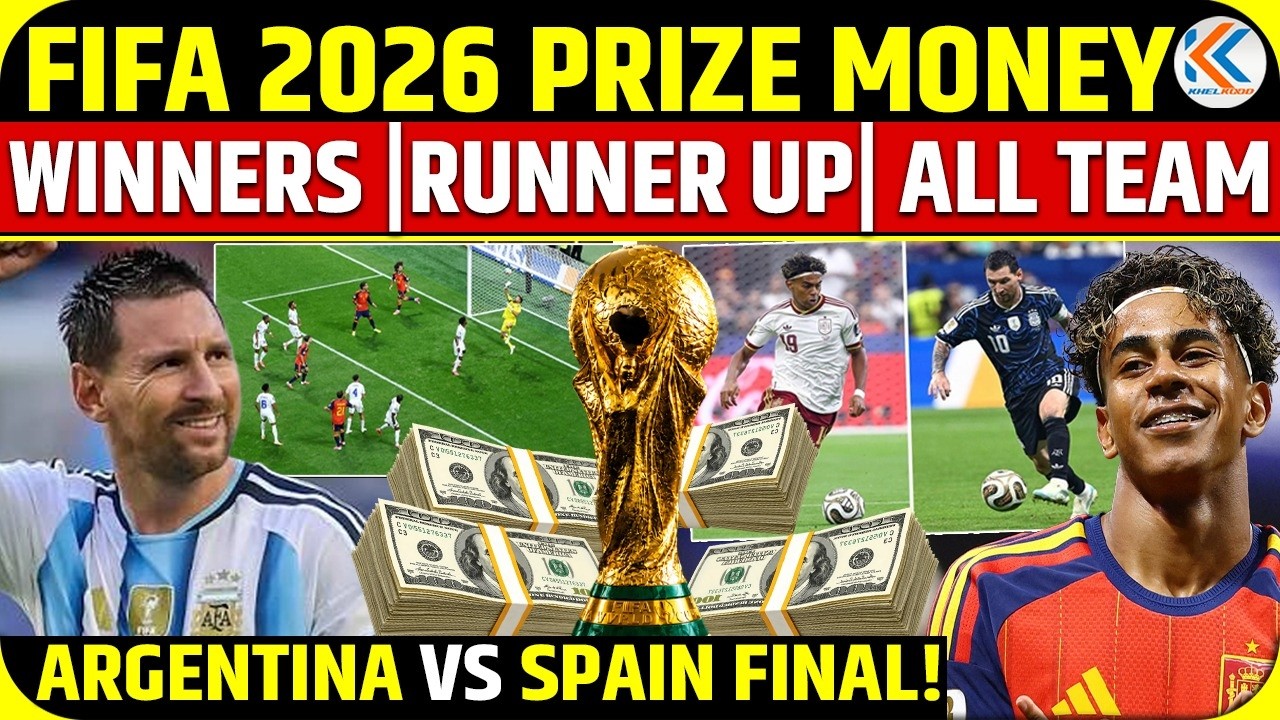 FIFA WC 2026 PRIZE MONEY | FIFA FINAL WINNER PRIZE MONEY | FIFA RUNNER UP PRIZE MONEY