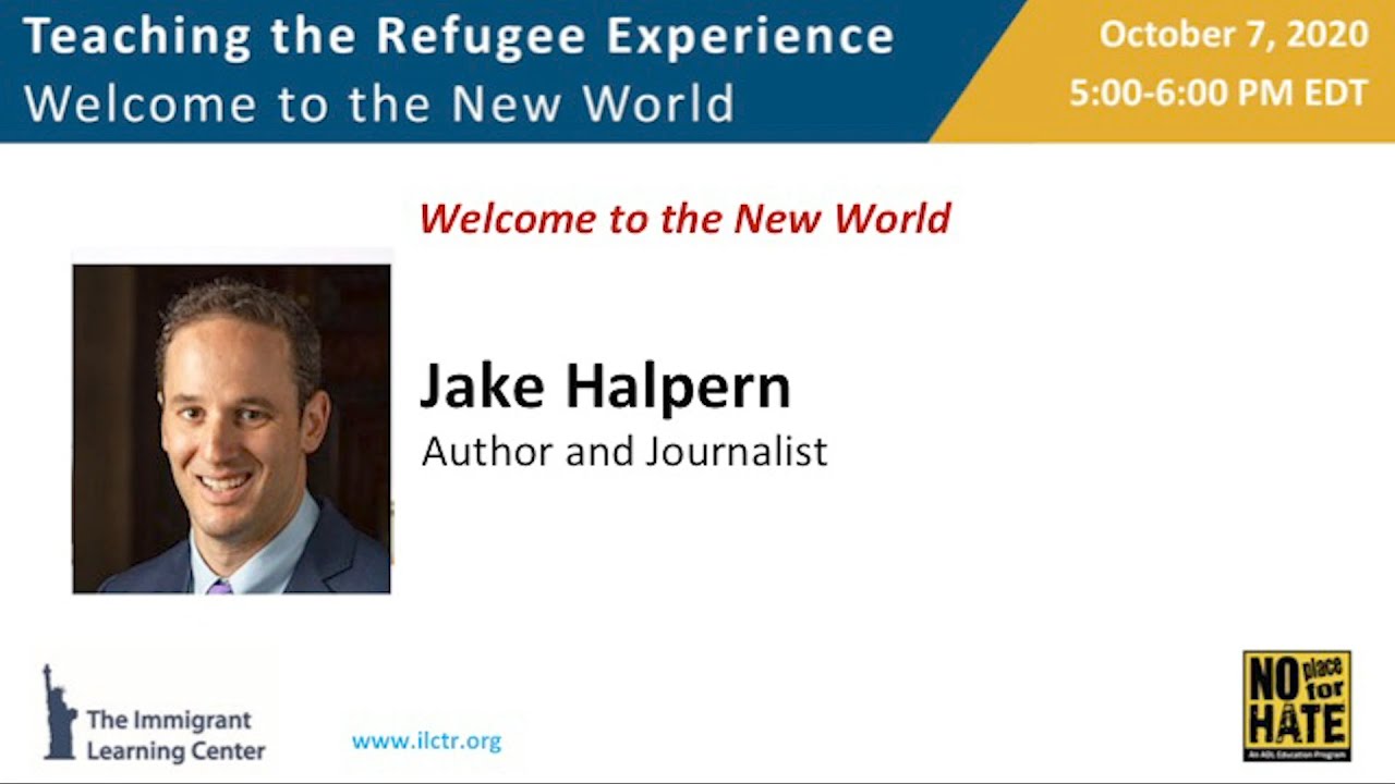 Jake Halpern - Teaching the Refugee Experience