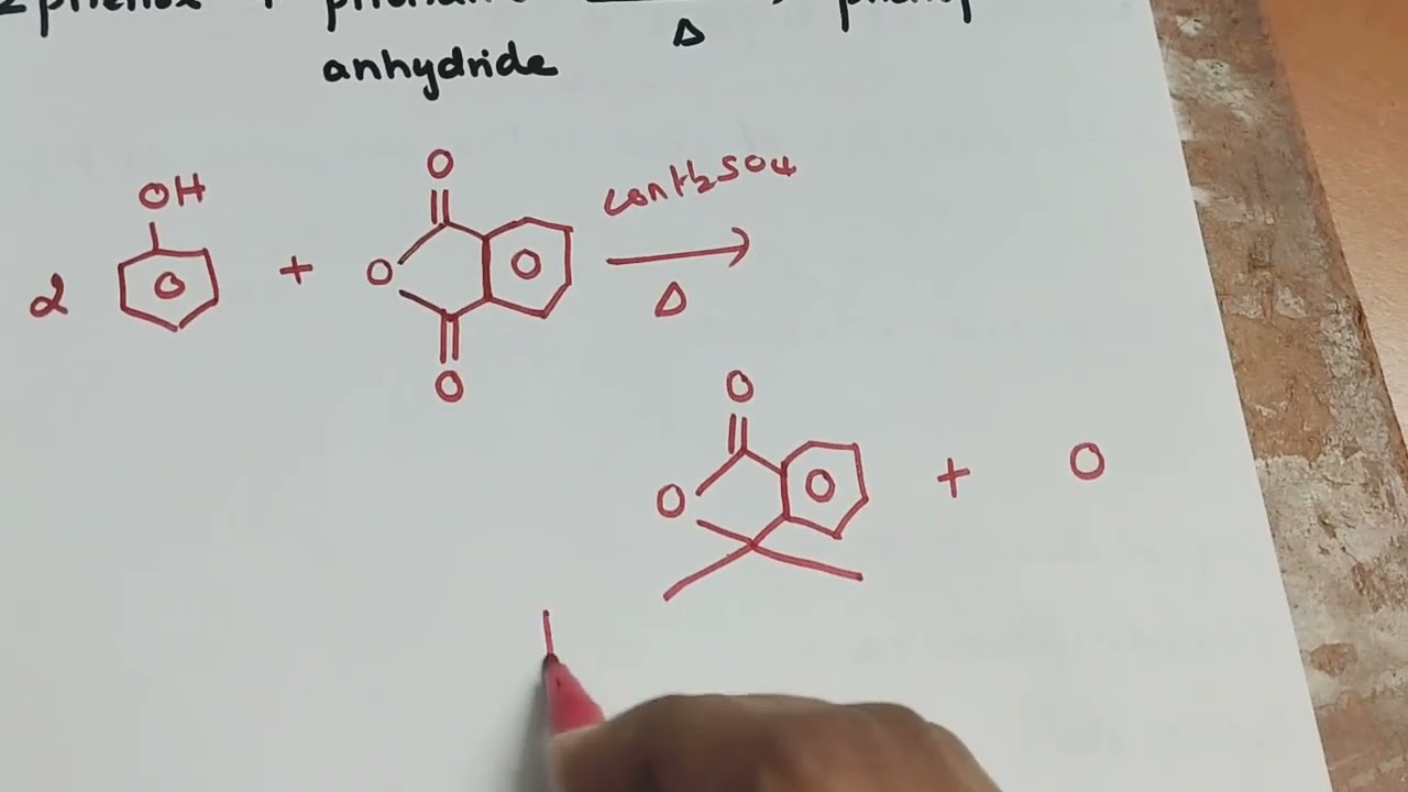 Phthalein reaction - preparation of phenolphthalein