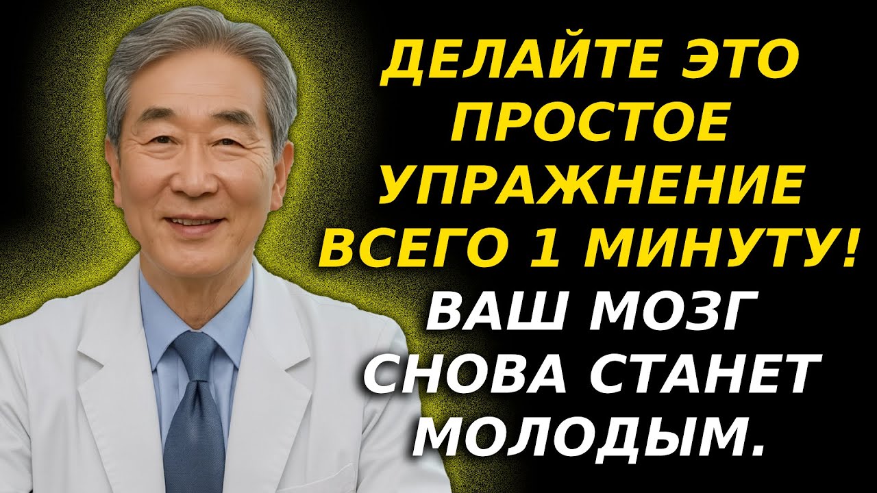 1 минута в день – мозг моложе на 10 лет! Упражнение против деменции