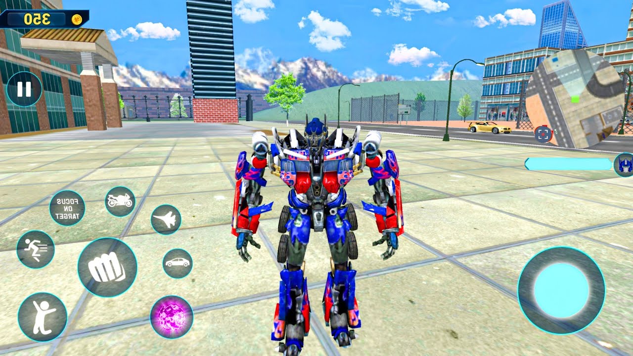 The Transformers Optimus Prime Robot Jet Car Bike Transformation - Android Gameplay