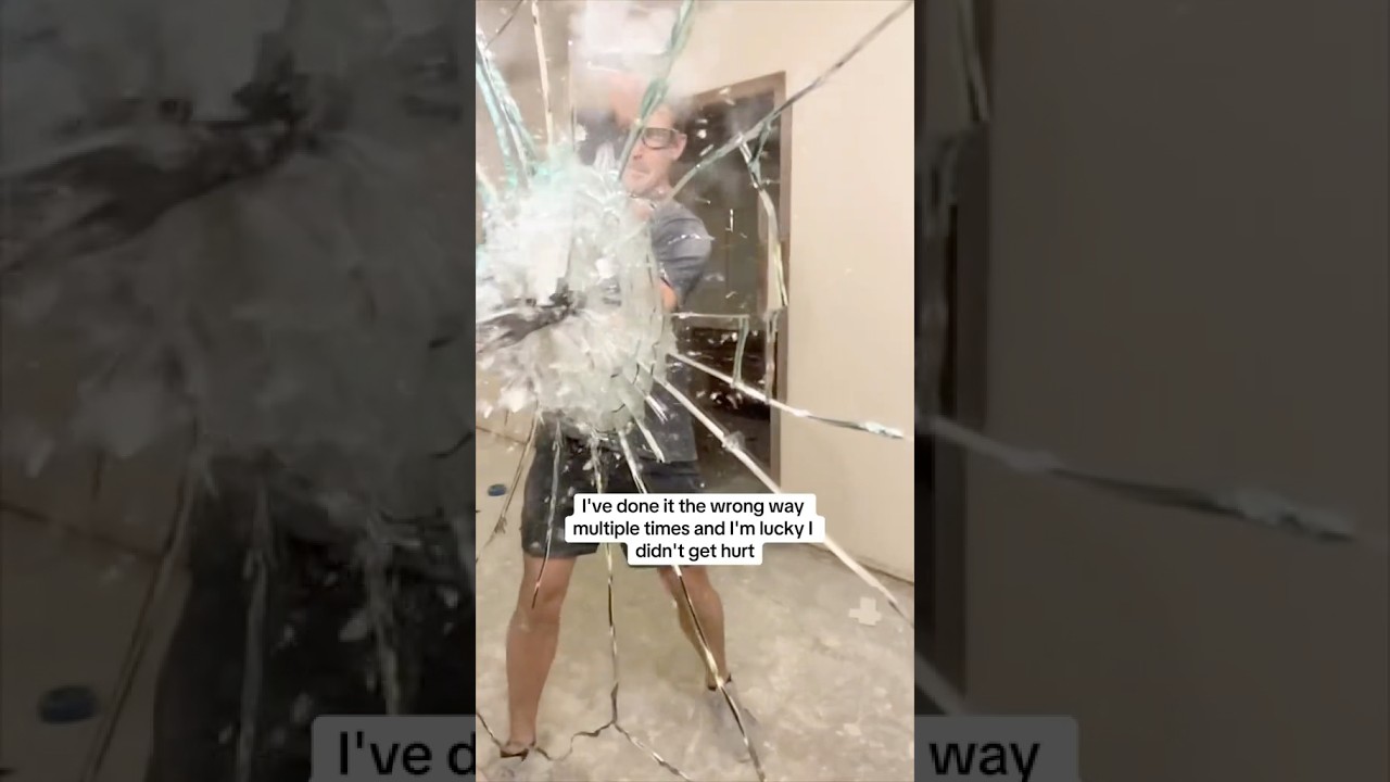 How to safely remove a large mirror! #DIY #tips #howto