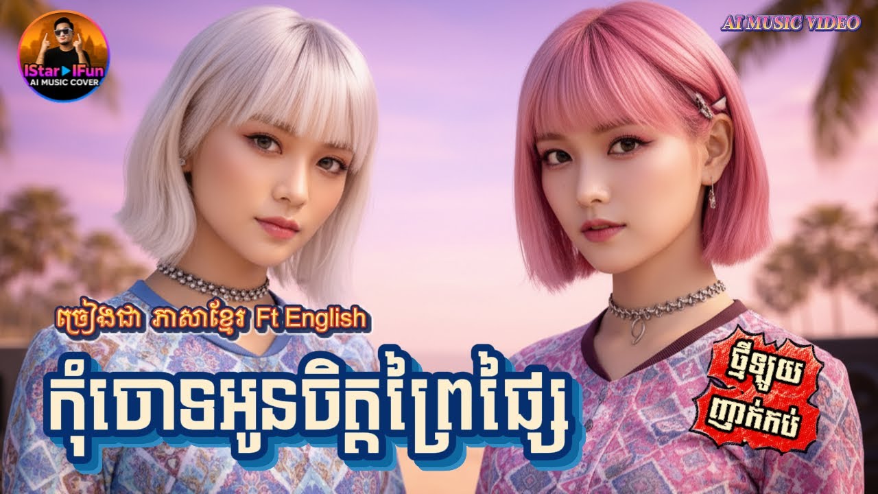 🔥ឡូយកប់សំរាប់ចូលឆ្នាំ♥️👉| កុំចោទអូនចិត្តព្រៃផ្សៃ | Khmer ft English | AI Music Video | IStar IFun