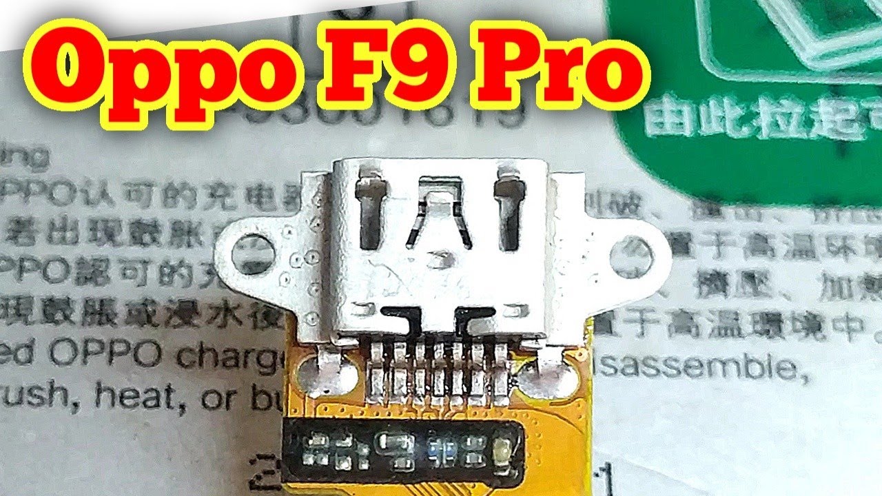 Oppo F9 Pro | Micro USB Charging Connector Replacement With Soldering Iron | Prime Telecom |