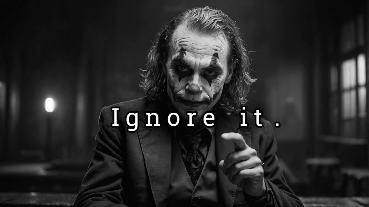 Their drama only lives if you give it attention; ignore it
