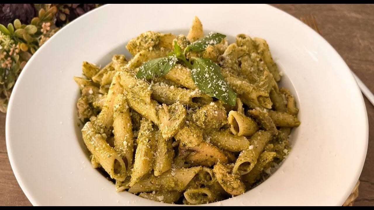 How to Make Penne Pasta! Penne Pasta With Pesto Sauce Recipe!