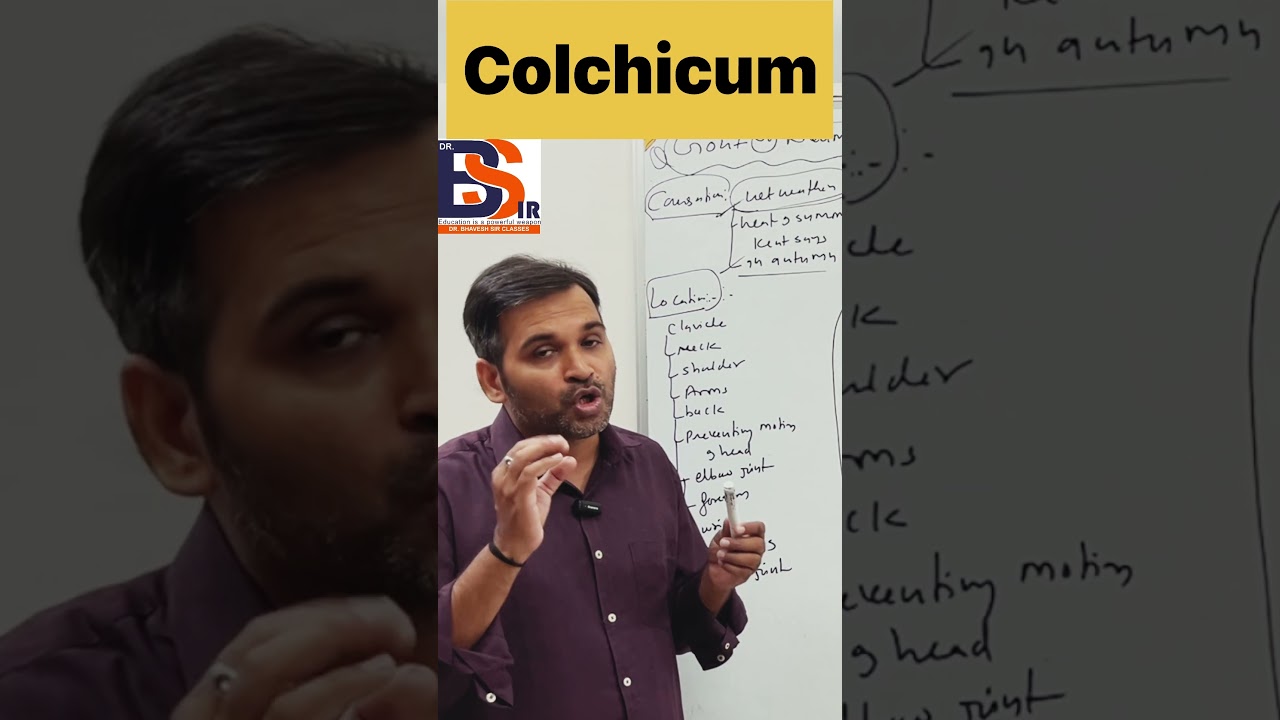 Colchicum For Gout And Rheumatism #homeopathicmedicine #shorts