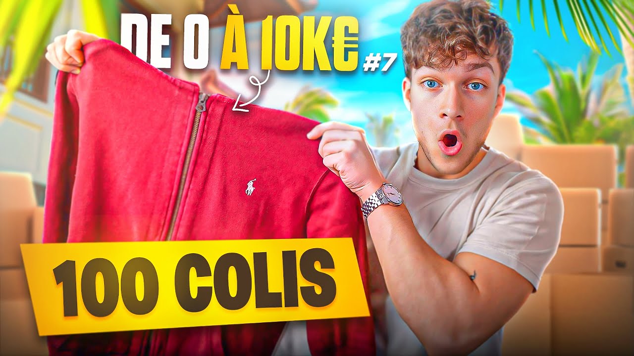 JE REÇOIS 100 COLIS AVEC LE BOT VINTED ?  0 à 10k€ ep7