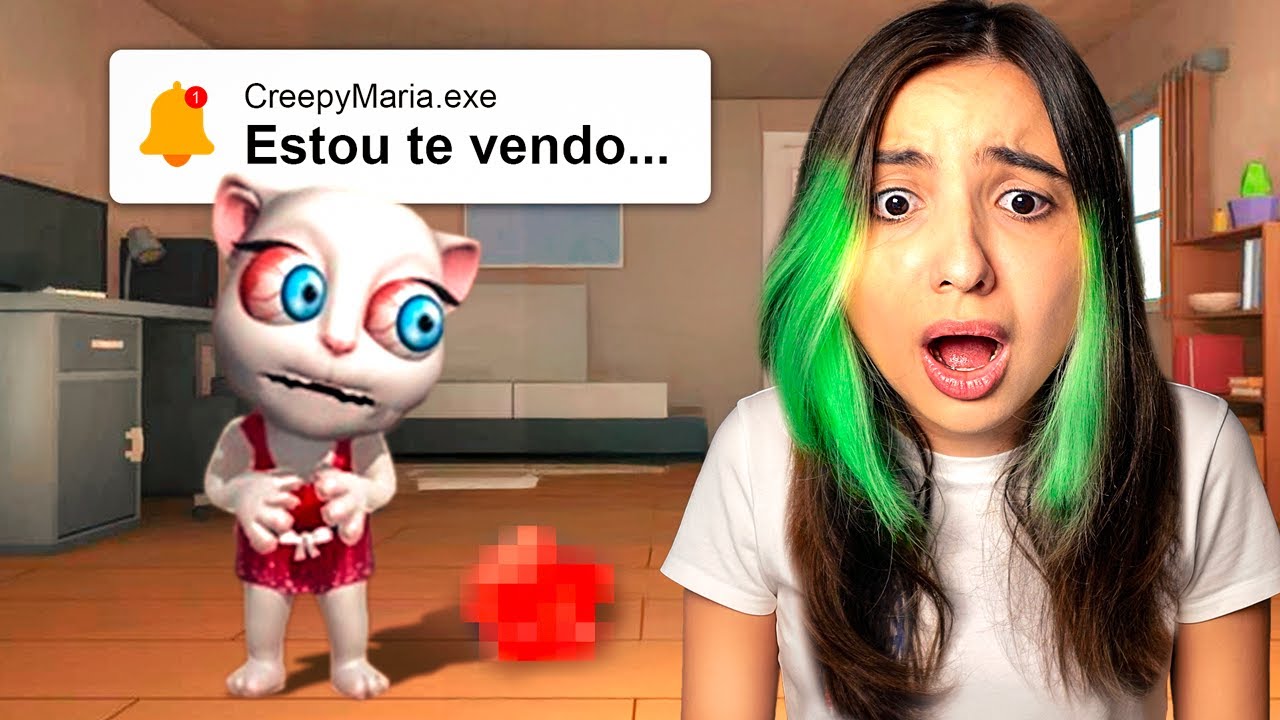 ACHEI QUE TALKING ANGELA ERA UM BICHINHO VIRTUAL... AGORA ELA TA ME ESPIONANDO...