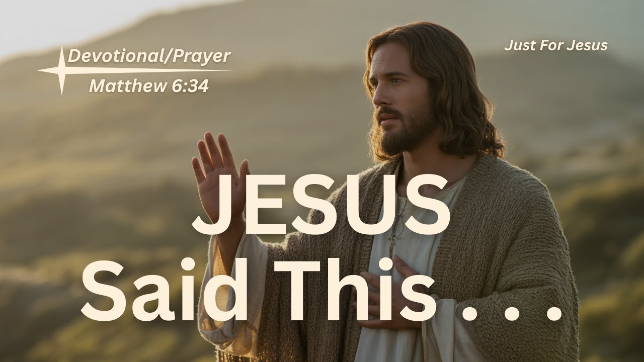 One Verse That Stops Worry Cold  | Jesus’ Words for Anxiety (Matthew 6:34)