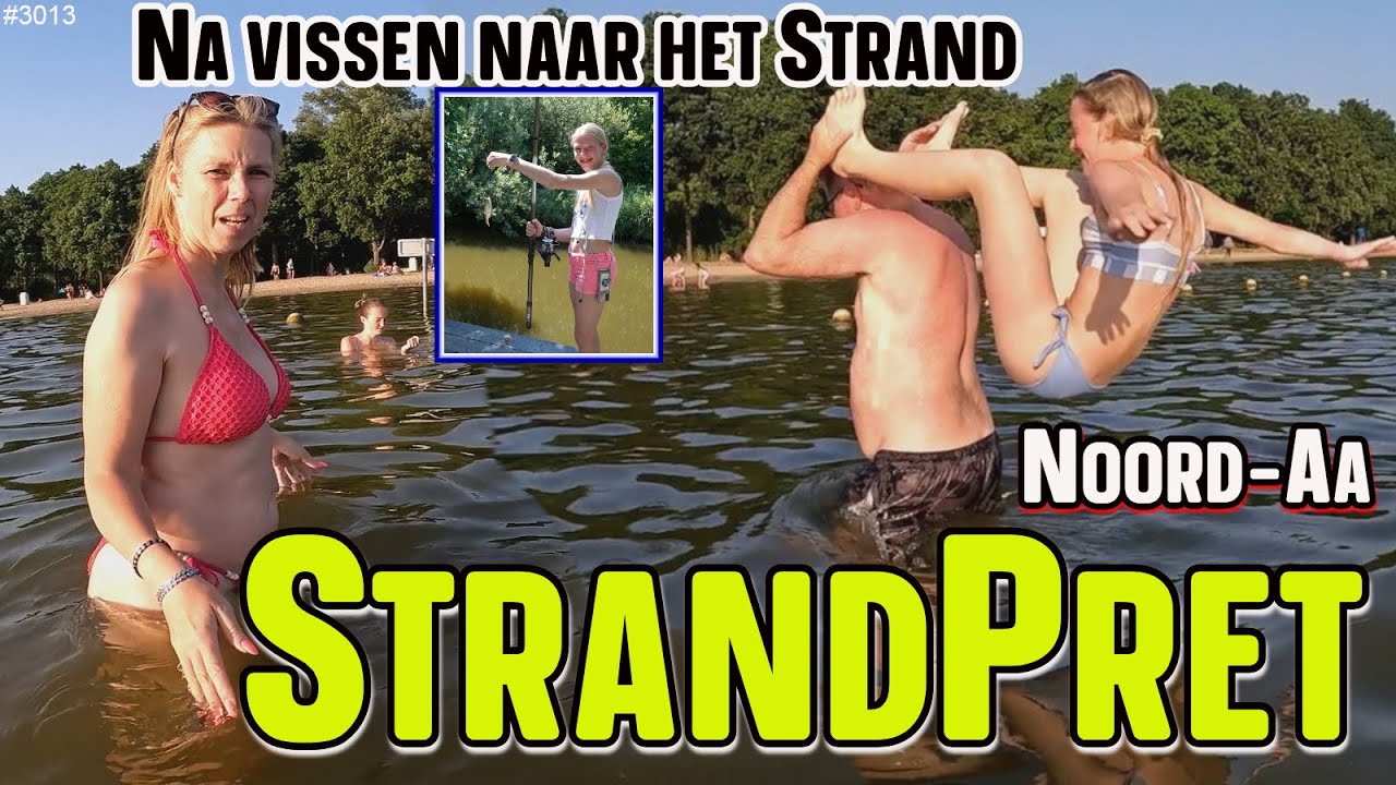 Na wat GEVIST te hebben in de SLOOT, ga ik NAAR HET STRAND. Veel WATERPLEZIER bij het NOORD-Aa #3013