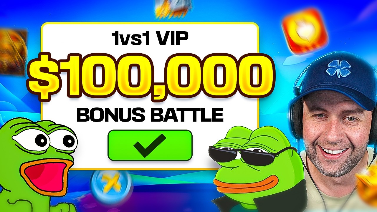 We did a 1vs1 VIP BONUS BUY BATTLE... & they PICKED A TON OF SLOTS!! (Bonus Buys)