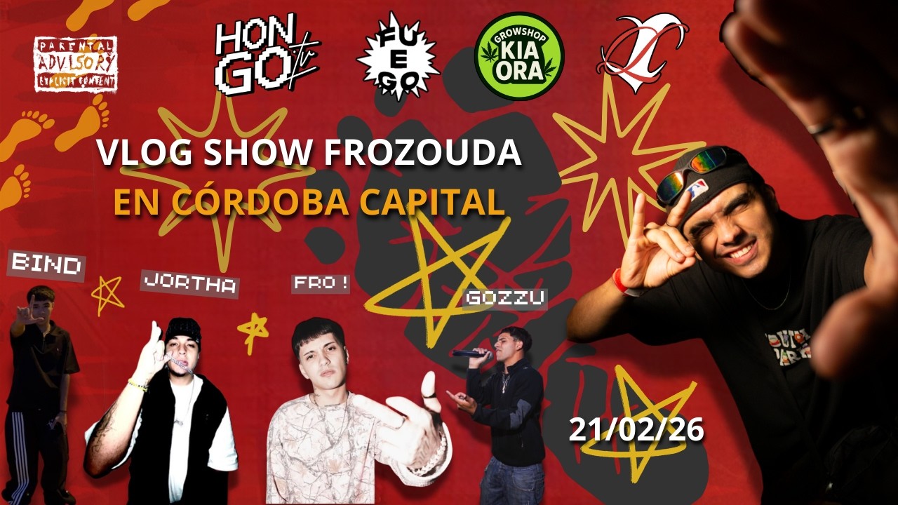 Vlog Show de Frozouda en Córdoba Capital 21/02/26
