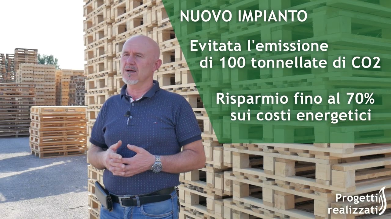 Impianto di riscaldamento a cippato per l'industria - il caso Friul Pallet | Herz Energia
